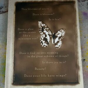 Inspirational Butterfly Wall Art